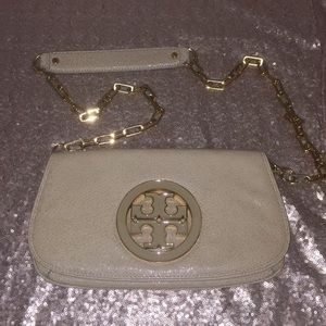 Tory Burch Tan Crossbody. LIKE NEW!